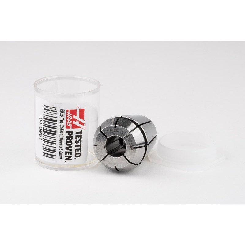 ER25 M10 Tap Collet, 10mm Bore Diameter x 8mm Square