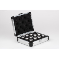 11-предметний набір цангових різьбових цанг ER25, M4 - M20