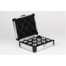 11-предметний набір цангових різьбових цанг ER25, M4 - M20