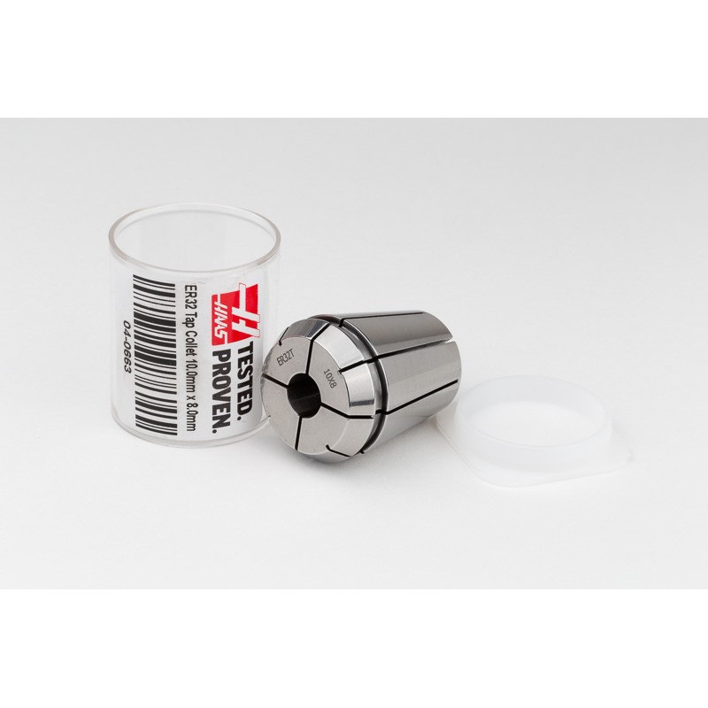 ER32 M10 Tap Collet, 10mm Bore Diameter x 8mm Square