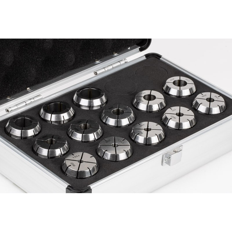 13-предметний набір цангових різьбових цанг ER32, M4 - M28