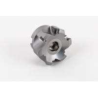 HSHF, 80mm Ø Shell Mill, 27mm Pilot Bore x 15° Lead Angle, 6 Flute, High Feed