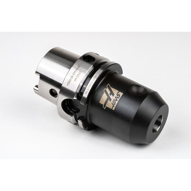 HSK63A 16mm End Mill Holder x 80mm Gage Length, TSC