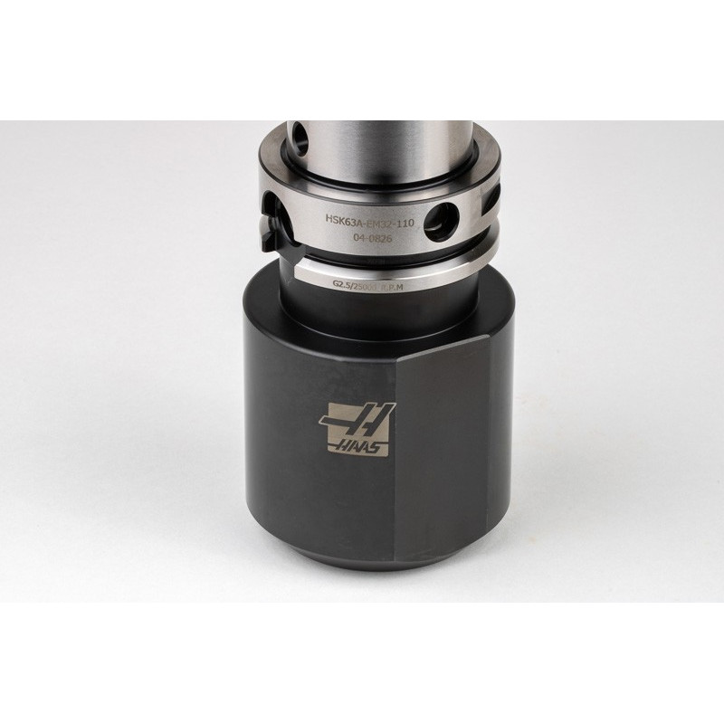 HSK63A 32mm End Mill Holder x 110mm Gage Length, TSC