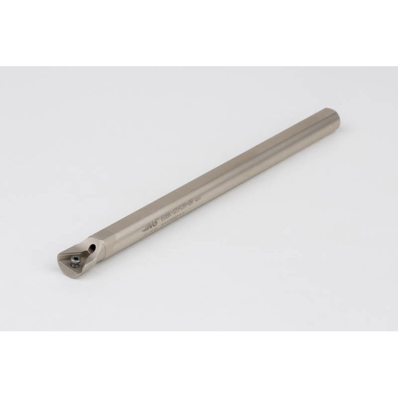 E08K-STFCR-09, твердосплавний розточувальний оправка для внутрішнього (ID) різання з хвостовиком Ø 8 мм, права, гвинтове кріплення, подача охолодження крізь інструмент