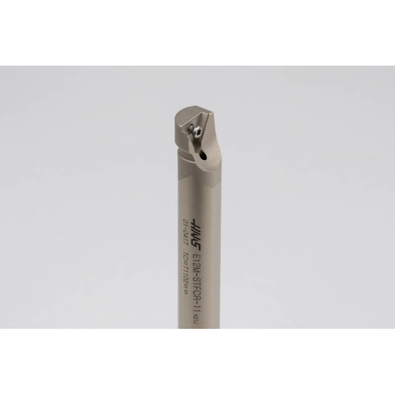 E12M-STFCR-11, твердосплавний розточувальний оправка з хвостовиком Ø 12 мм для внутрішнього (ID) різання, права, гвинтове кріплення, подача охолодження крізь інструмент