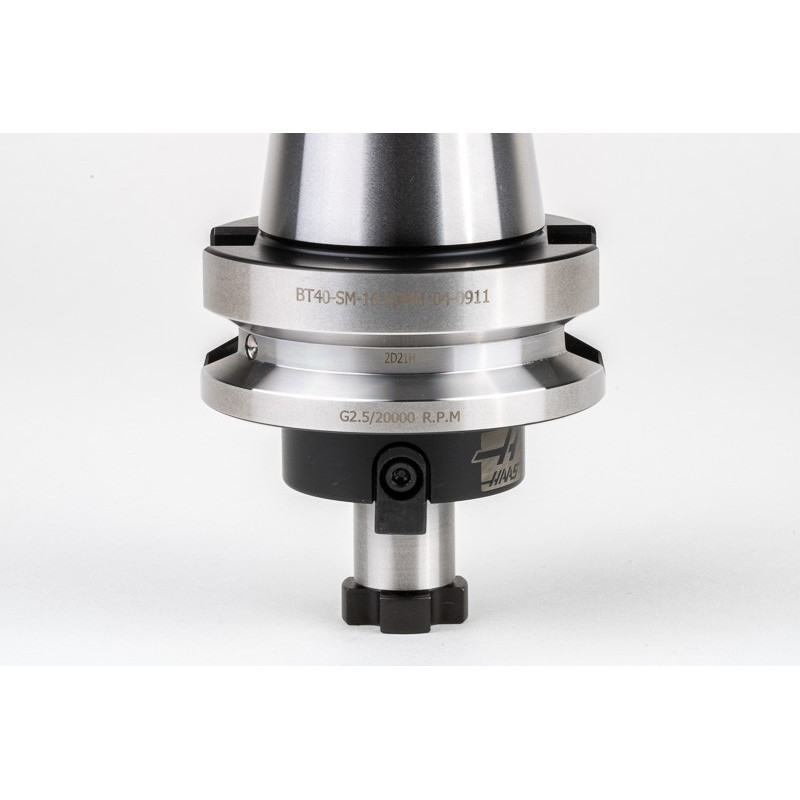 BT40 Shell Mill Holder, 16mm Pilot Diameter x 40mm Gage Length, TSC