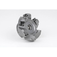 HSNP, 80mm Ø Shell Mill, 27mm Pilot Bore x 45° Lead Angle, 6 Flute, Negative/Positive Geometry, TSC