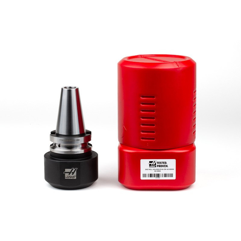 BT40 40mm End Mill Holder x 80mm Gage Length, TSC