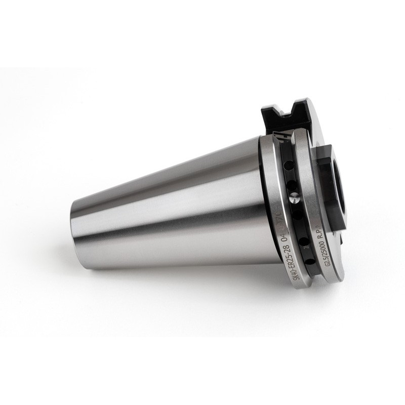 SK40 ER25 Collet Chuck x 28mm Gage Length, TSC