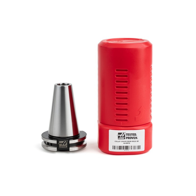 SK40 ER25 Collet Chuck x 28mm Gage Length, TSC