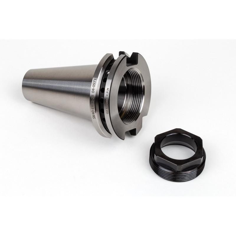 SK40 ER32 Collet Chuck x 28mm Gage Length, TSC