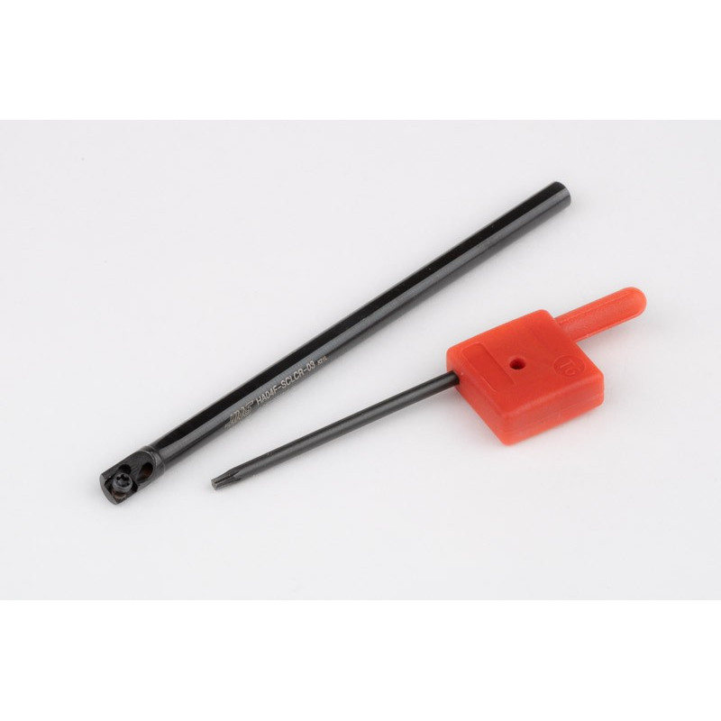 A04F-SCLCR-03, 4mm Ø Steel Shank Internal (ID) Boring Bar, Right-Hand, Screw-Lock, Through-Tool Coolant