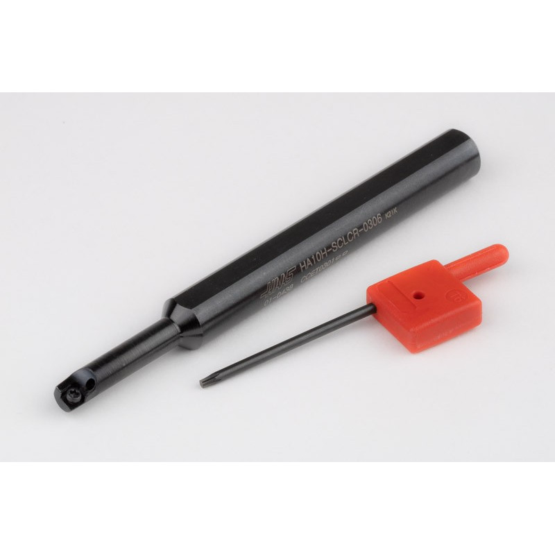 A10H-SCLCR0306, 10mm Ø Steel Shank Internal (ID) Boring Bar, Right-Hand, Screw-Lock, Through-Tool Coolant
