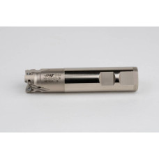 HIE, 25mm Ø Indexable End Mill, 25mm Shank x 90° Lead Angle x 115mm Overall Length, 3 Flute, TSC