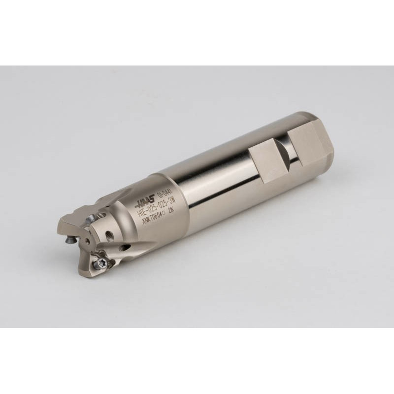 HIE, 25mm Ø Indexable End Mill, 25mm Shank x 90° Lead Angle x 115mm Overall Length, 3 Flute, TSC