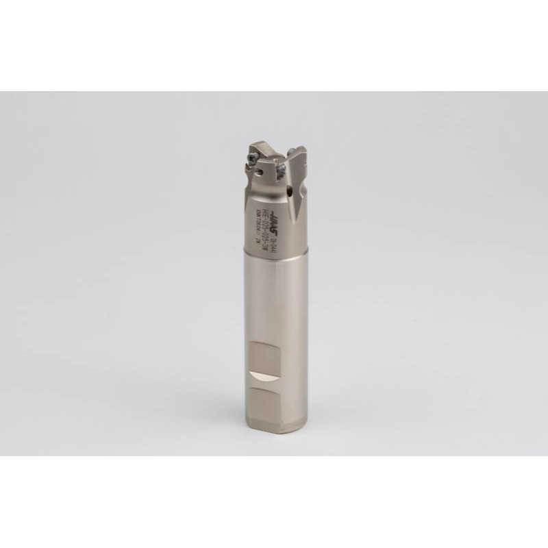 HIE, 25mm Ø Indexable End Mill, 25mm Shank x 90° Lead Angle x 115mm Overall Length, 3 Flute, TSC