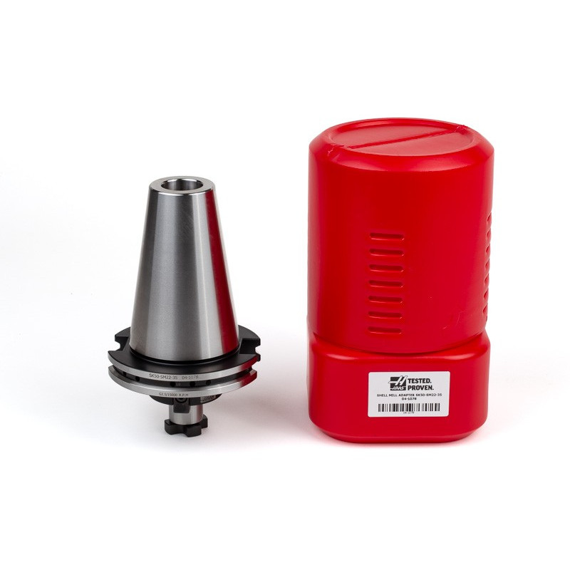 SK50 Shell Mill Holder, 22mm Pilot Diameter x 35mm Gage Length, TSC