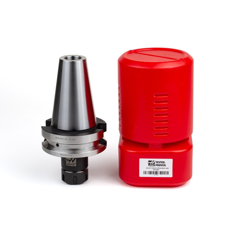 BT50 ER25 Collet Chuck x 100mm Gage Length, TSC