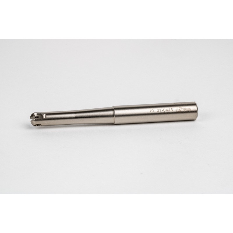 10mm Diameter Indexable Ball End Mill, 12mm Tapered Steel Shank x 110mm Overall Length x 30mm Head Length, 1 Insert