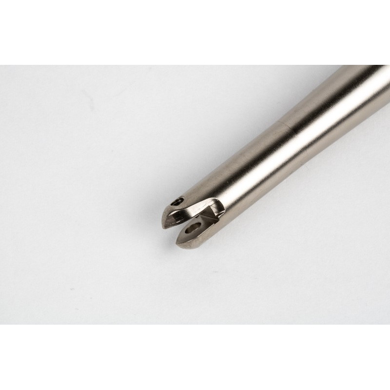 10mm Diameter Indexable Ball End Mill, 12mm Tapered Steel Shank x 110mm Overall Length x 30mm Head Length, 1 Insert