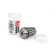 ER20 4mm Straight-Bore Collet, 4 - 3mm Clamping Range