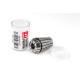 ER20 8mm Straight-Bore Collet, 8 - 7mm Clamping Range