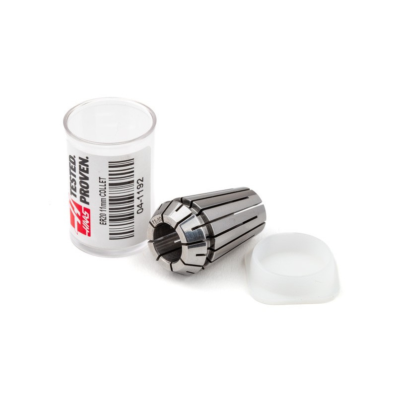 ER20 11mm Straight-Bore Collet, 11 - 10mm Clamping Range