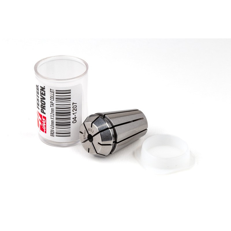 ER20 M3.5 Tap Collet, 4mm Bore Diameter x 3.2mm Square