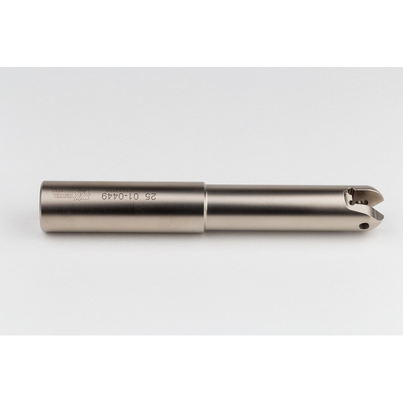 25mm Diameter Indexable Ball End Mill, 25mm Straight Steel Shank x 170mm Overall Length x 90mm Head Length, 1 Insert
