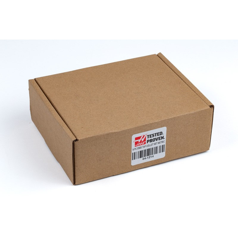 9-Piece, ER20 Tap Collet Set, M2 - M12