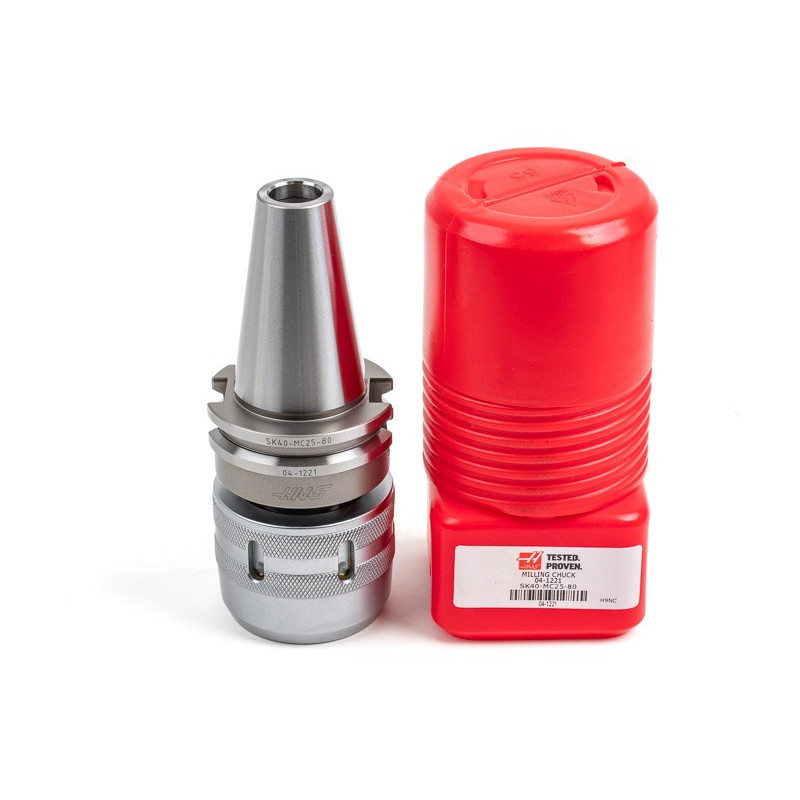 SK40 25mm Milling Chuck x 80mm Gage Length, TSC