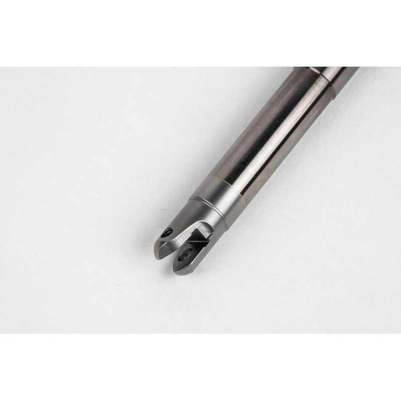 8mm Diameter Indexable Ball End Mill, 8mm Straight Carbide Shank x 130mm Overall Length x 12mm Head Length, 1 Insert