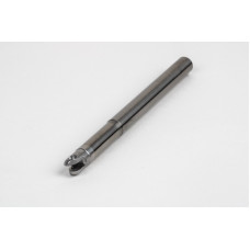 10mm Diameter Indexable Ball End Mill, 10mm Straight Carbide Shank x 140mm Overall Length x 15mm Head Length, 1 Insert