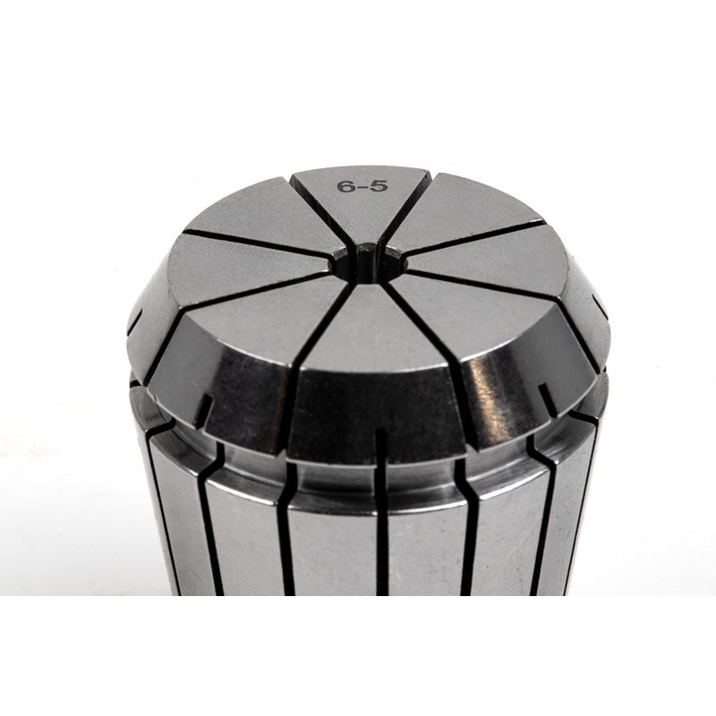 ER40 6mm Straight-Bore Collet, 6 - 5mm Clamping Range
