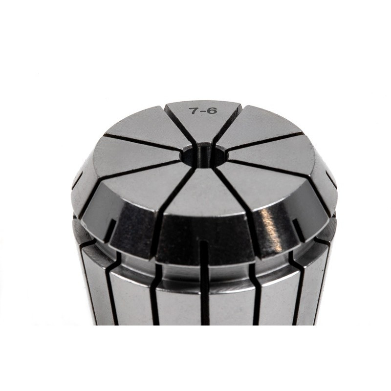 ER40 7mm Straight-Bore Collet, 7 - 6mm Clamping Range