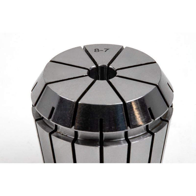 ER40 8mm Straight-Bore Collet, 8 - 7mm Clamping Range