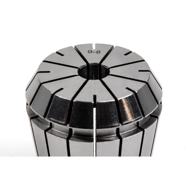 ER40 9mm Straight-Bore Collet, 9 - 8mm Clamping Range