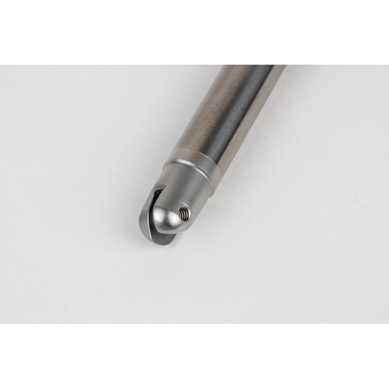 12mm Diameter Indexable Ball End Mill, 12mm Straight Carbide Shank x 150mm Overall Length x 17mm Head Length, 1 Insert
