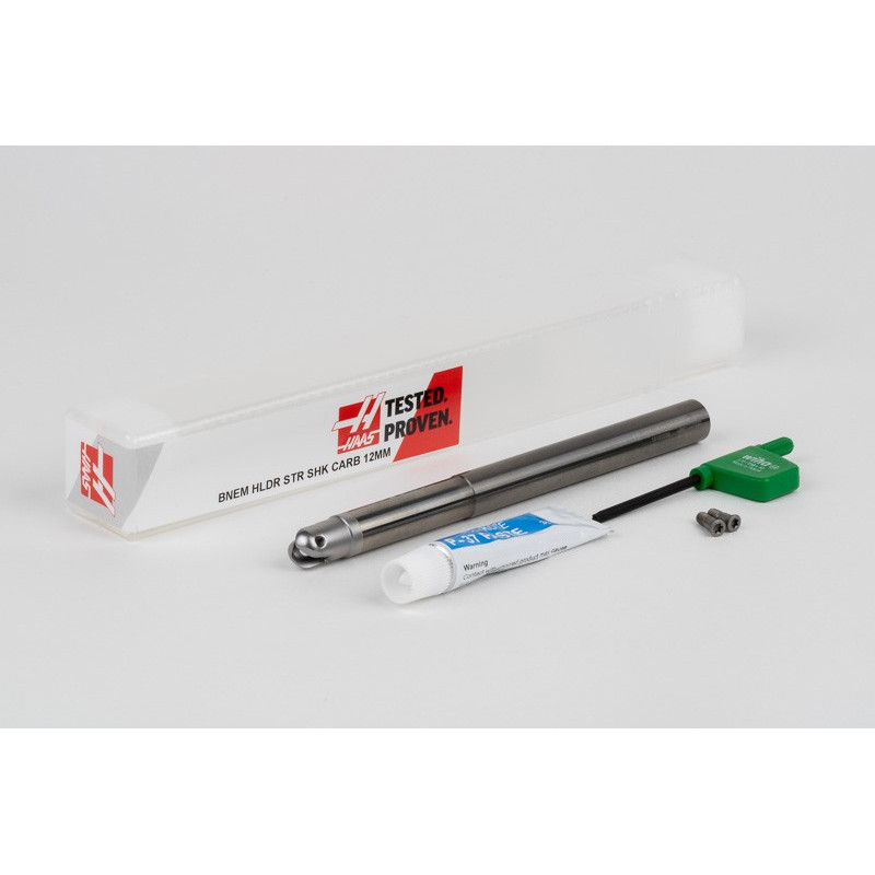 12mm Diameter Indexable Ball End Mill, 12mm Straight Carbide Shank x 150mm Overall Length x 17mm Head Length, 1 Insert