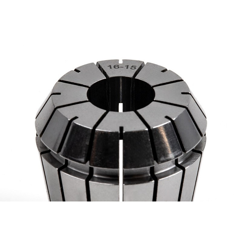 ER40 16mm Straight-Bore Collet, 16 - 15mm Clamping Range
