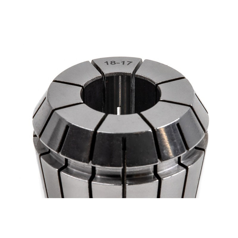 ER40 18mm Straight-Bore Collet, 18 - 17mm Clamping Range