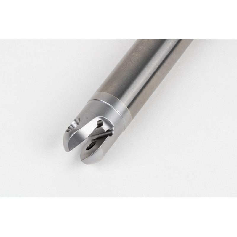 16mm Diameter Indexable Ball End Mill, 16mm Straight Carbide Shank x 200mm Overall Length x 20mm Head Length, 1 Insert