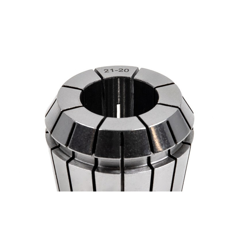 ER40 21mm Straight-Bore Collet, 21 - 20mm Clamping Range