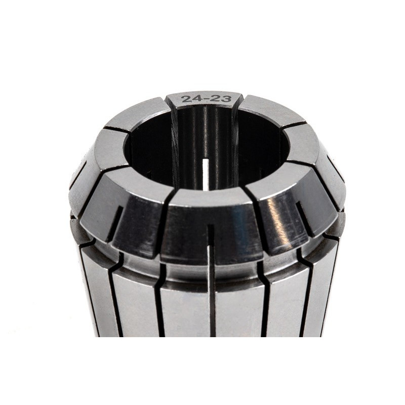 ER40 24mm Straight-Bore Collet, 24 - 23mm Clamping Range