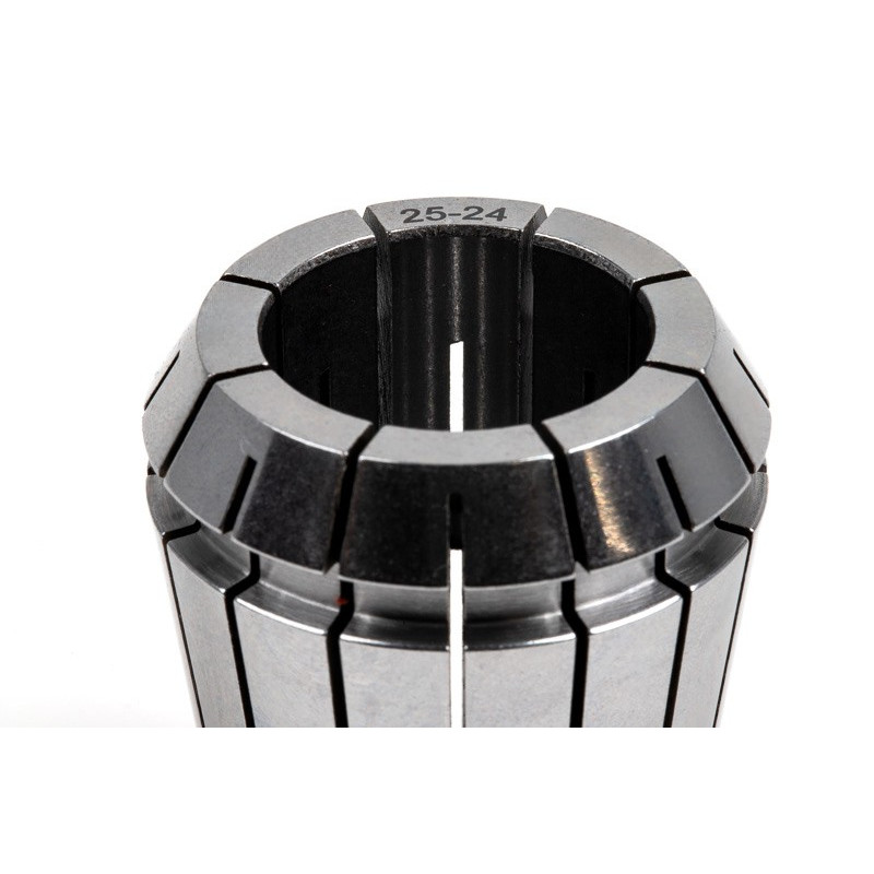 ER40 25mm Straight-Bore Collet, 25 - 24mm Clamping Range