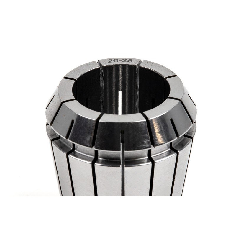 ER40 26mm Straight-Bore Collet, 26 - 25mm Clamping Range