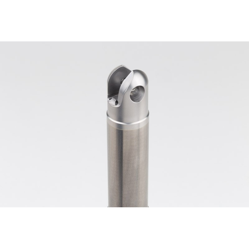 20mm Diameter Indexable Ball End Mill, 20mm Straight Carbide Shank x 200mm Overall Length x 25mm Head Length, 1 Insert
