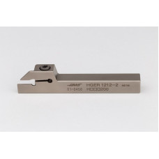 HGER1212-2, 12mm Square Steel Shank External (OD) Grooving Tool, Right-Hand, Insert Size 2