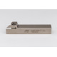 HGER2020-2, 20mm Square Steel Shank External (OD) Grooving Tool, Right-Hand, Insert Size 2